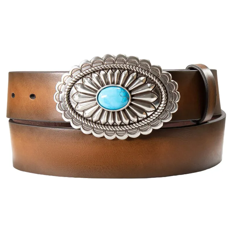 Ariat Lucinda Belt in Brown
