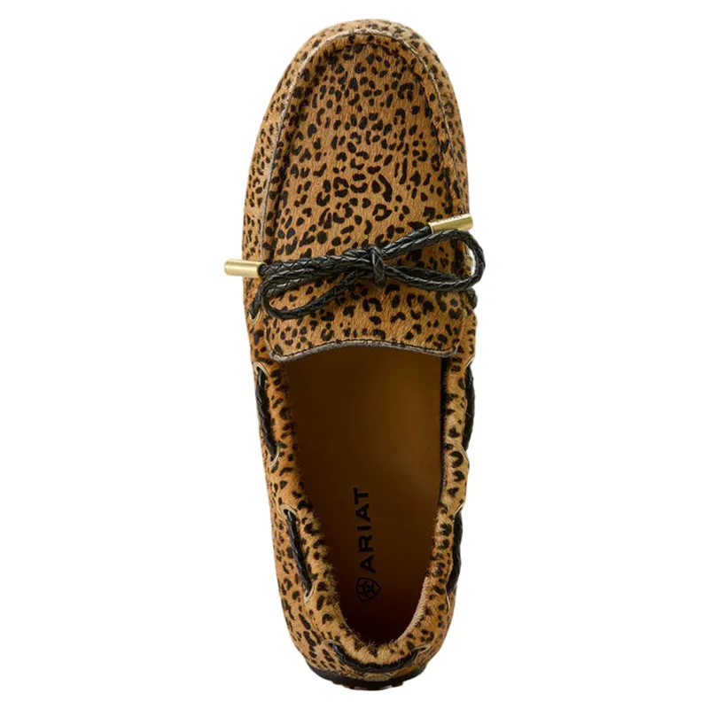 Ariat Margot Driving Moccasin Mini Cheetah Hair On-5