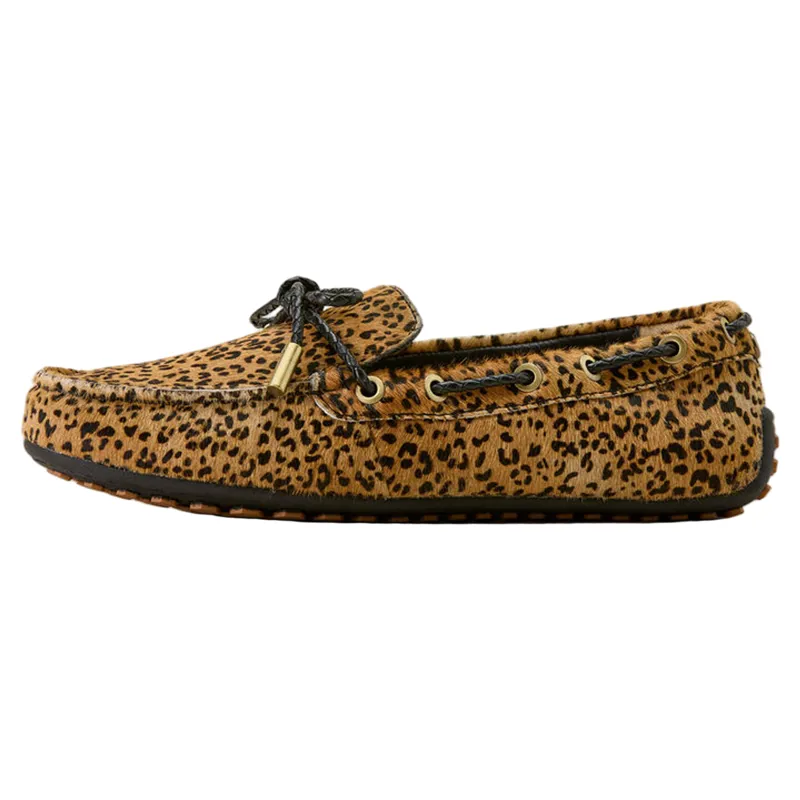 Ariat Margot Driving Moccasin Mini Cheetah Hair On-3