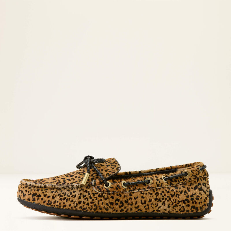 Ariat Margot Driving Moccasin Mini Cheetah Hair On-2