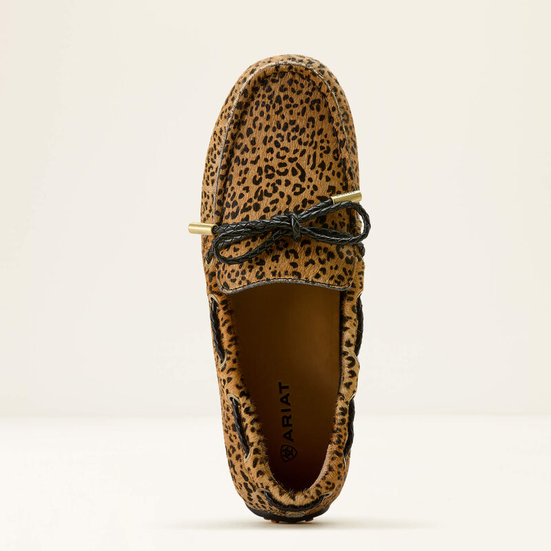 Ariat Margot Driving Moccasin Mini Cheetah Hair On-4