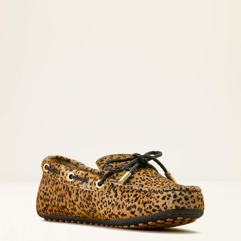 Ariat Margot Driving Moccasin Mini Cheetah Hair On-6