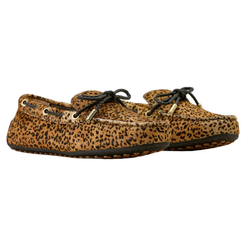 Ariat Margot Driving Moccasin Mini Cheetah Hair On