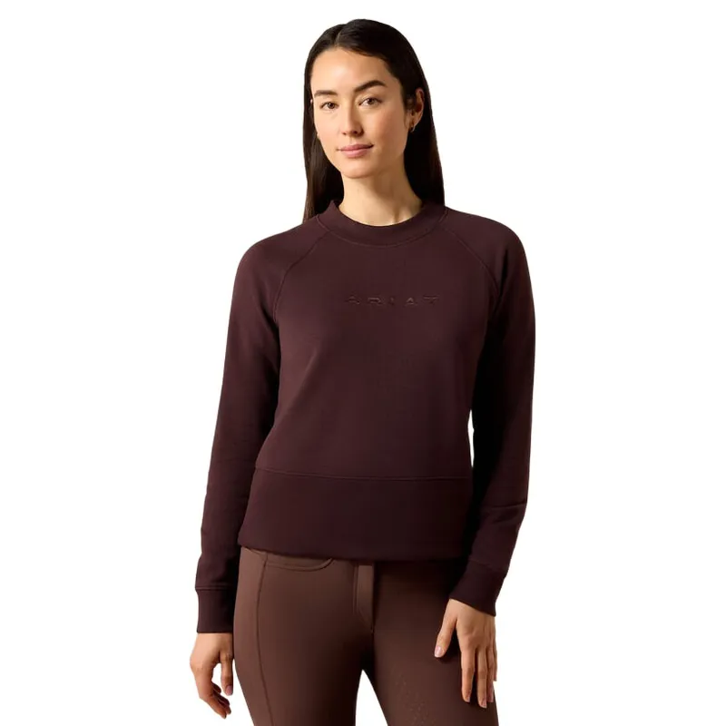Ariat Martine Sweatshirt in Chocolate Plum