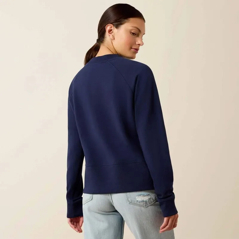 Ariat Martine Sweatshirt in Navy-2