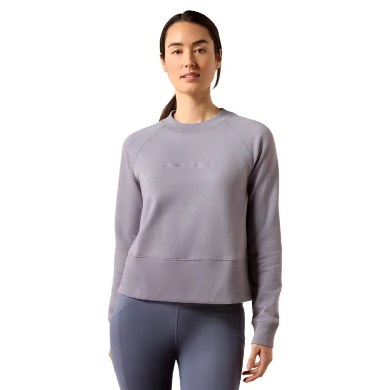 Ariat Martine Sweatshirt in Quicksilver