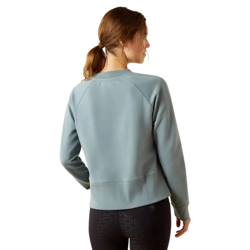 Ariat Martine Sweatshirt in Steel Sage-3
