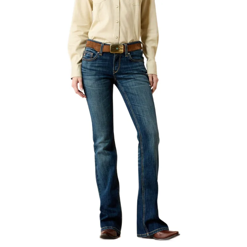 Ariat Mid Rise Fiona Boot Cut Jeans in Istanbul
