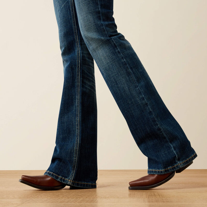 Ariat Mid Rise Fiona Boot Cut Jeans in Istanbul-5
