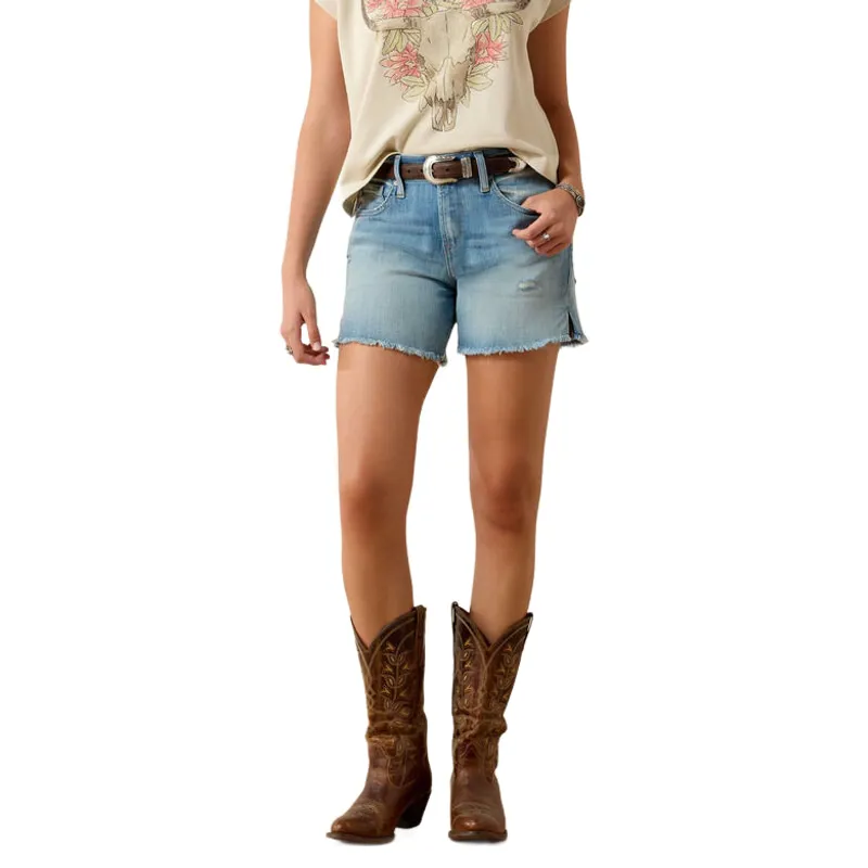 Ariat Perfect Rise Jazmine 5 inch Shorts in Eureka