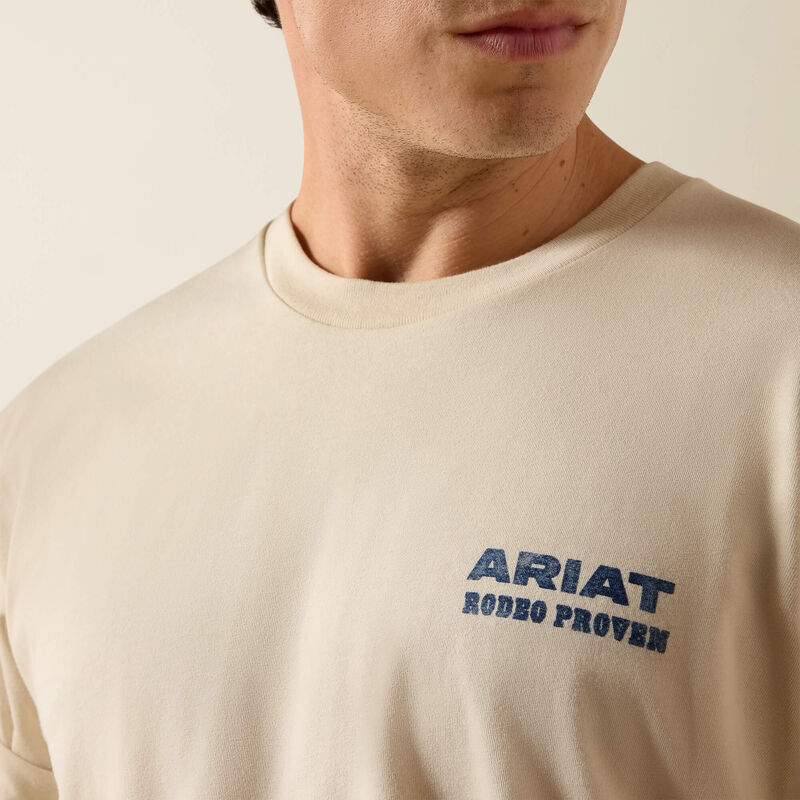 Ariat Proven Stamp Classic Fit Men's T-Shirt in Natural-4