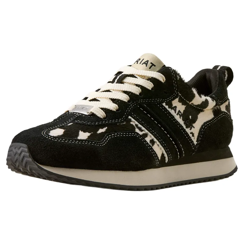 Ariat Ranch Runner Shoe in Black Suede