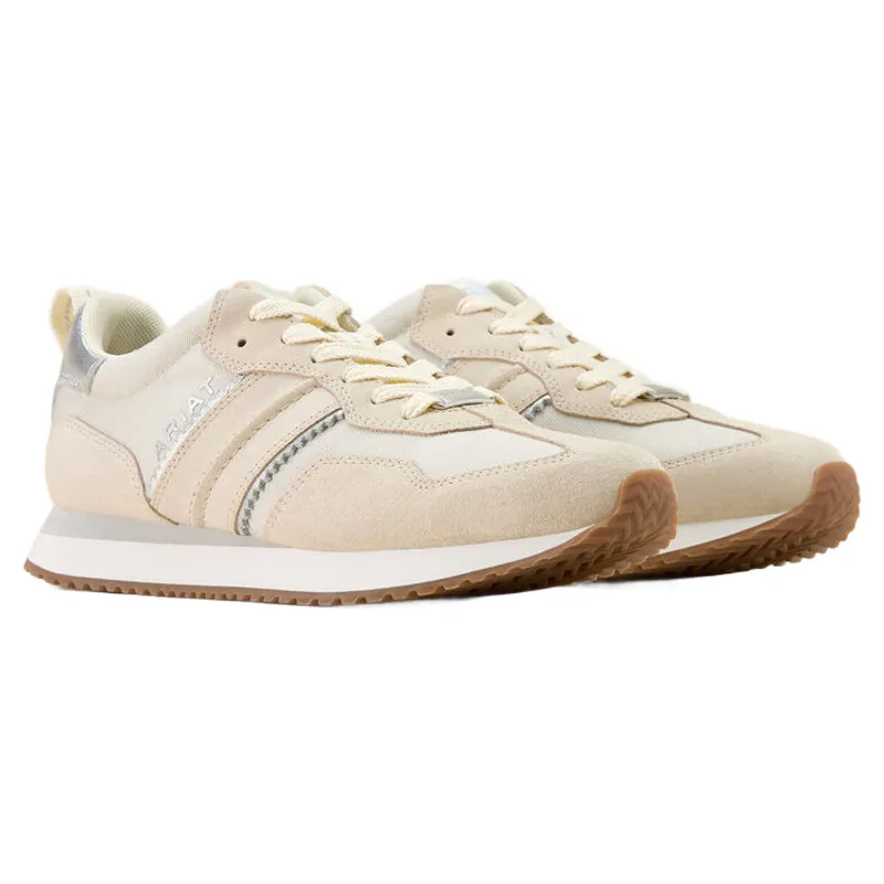 Ariat Ranch Runner Trainer Shoe in Butter Cream