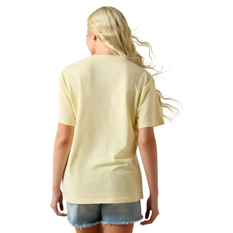 Ariat Rodeo Star Boyfriend T-Shirt in Pearl Sorbet-3