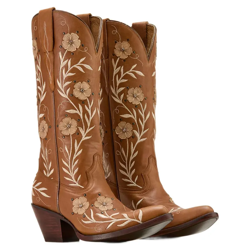 Ariat Romance Western Boot Soft Honey Tan