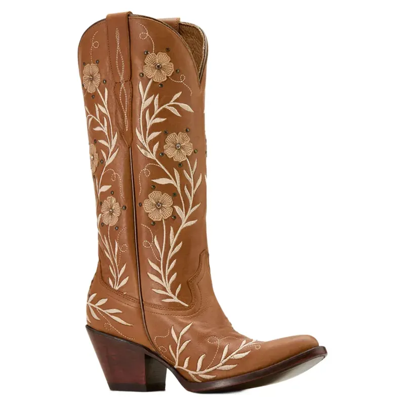 Ariat Romance Western Boot Soft Honey Tan-1