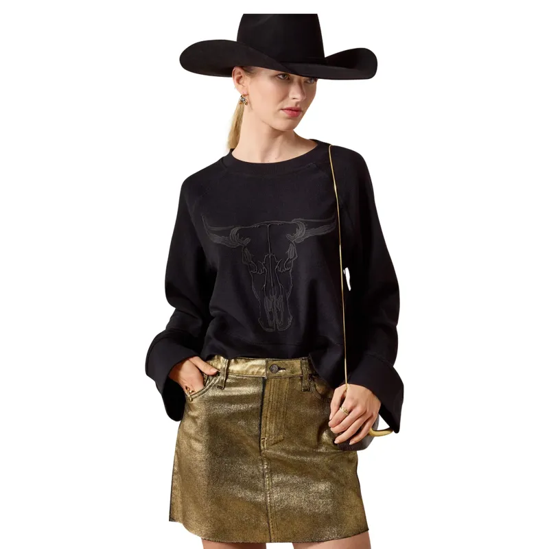 Ariat Steer Statement Sweatshirt in Black