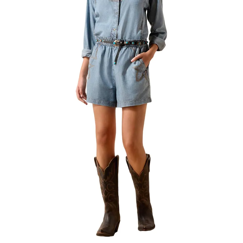 Ariat Summer Shorts Medium in Blue