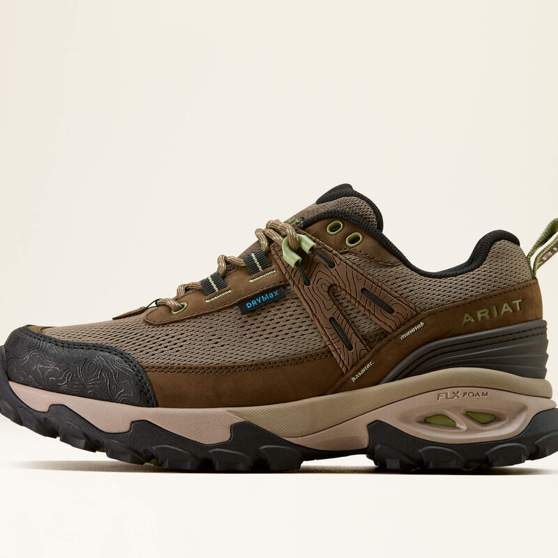 Ariat Traverse Low Waterproof Hiking Shoe Women in Brown Bark-7