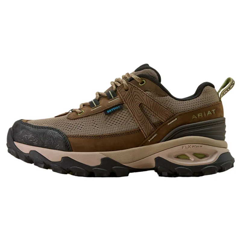 Ariat Traverse Low Waterproof Hiking Shoes Ladies Brown Bark-2