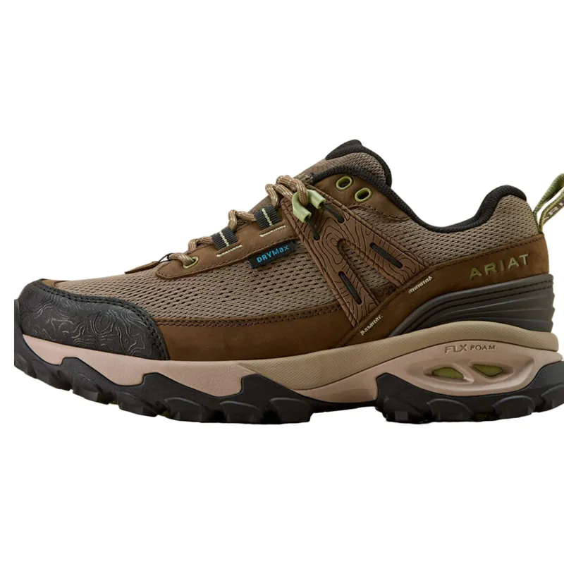 Ariat Traverse Low Waterproof Hiking Shoes Ladies Brown Bark-7