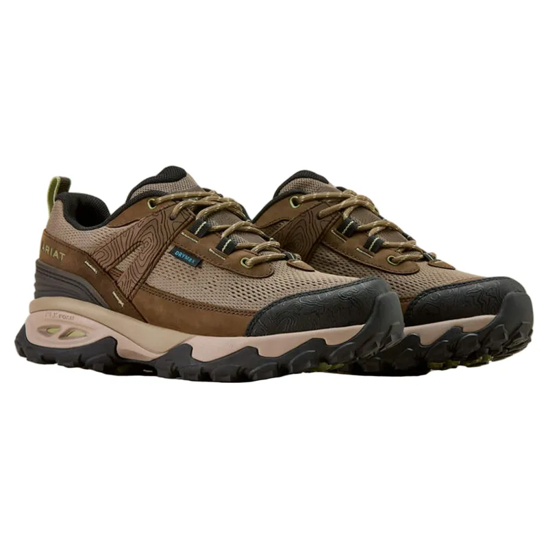 Ariat Traverse Low Waterproof Hiking Shoes Ladies Brown Bark