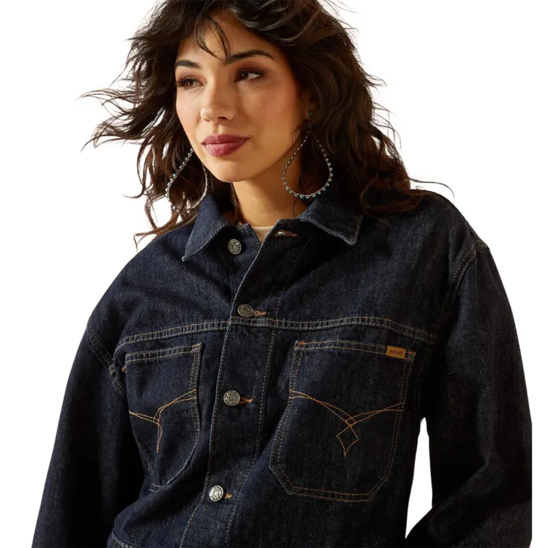 Ariat Western Utility Jacket Rinse-1