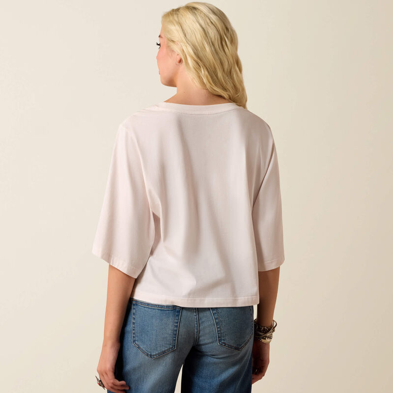 Ariat Western Wanderlust T-Shirt in Sea Salt-1