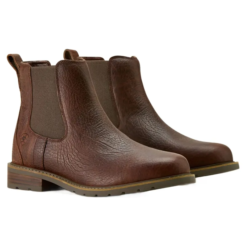 Ariat Wexford Men's Chelsea Boot Cognac Bison
