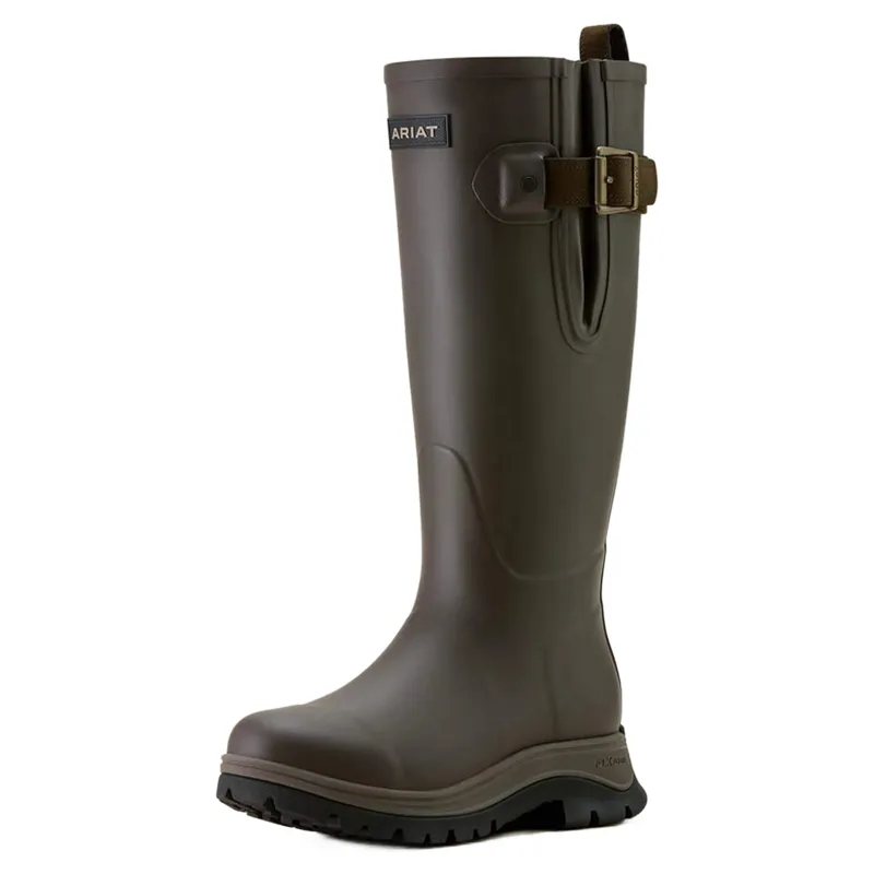 Ariat Woodstock Ladies Rubber Boot Bracken Brown-1