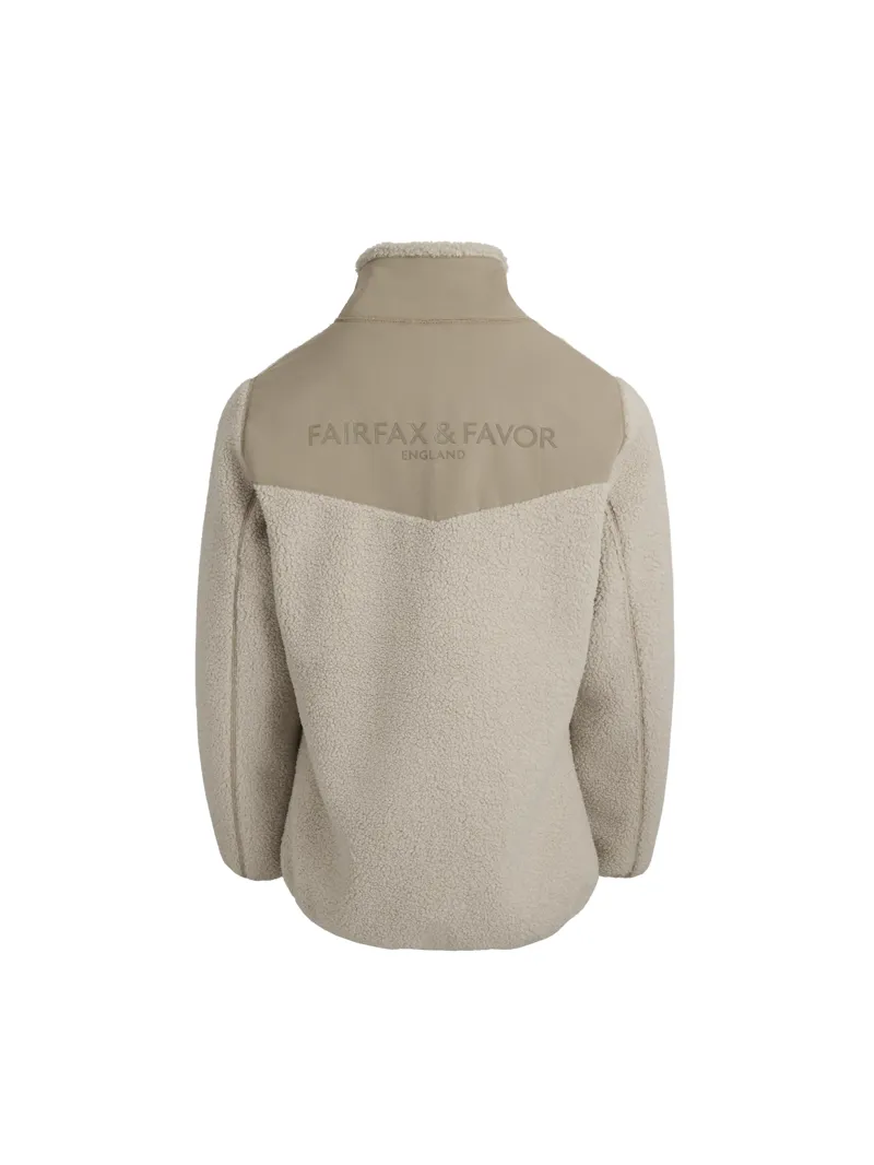 Fairfax and Favor Agnes Fleece Jacket Ecru-1