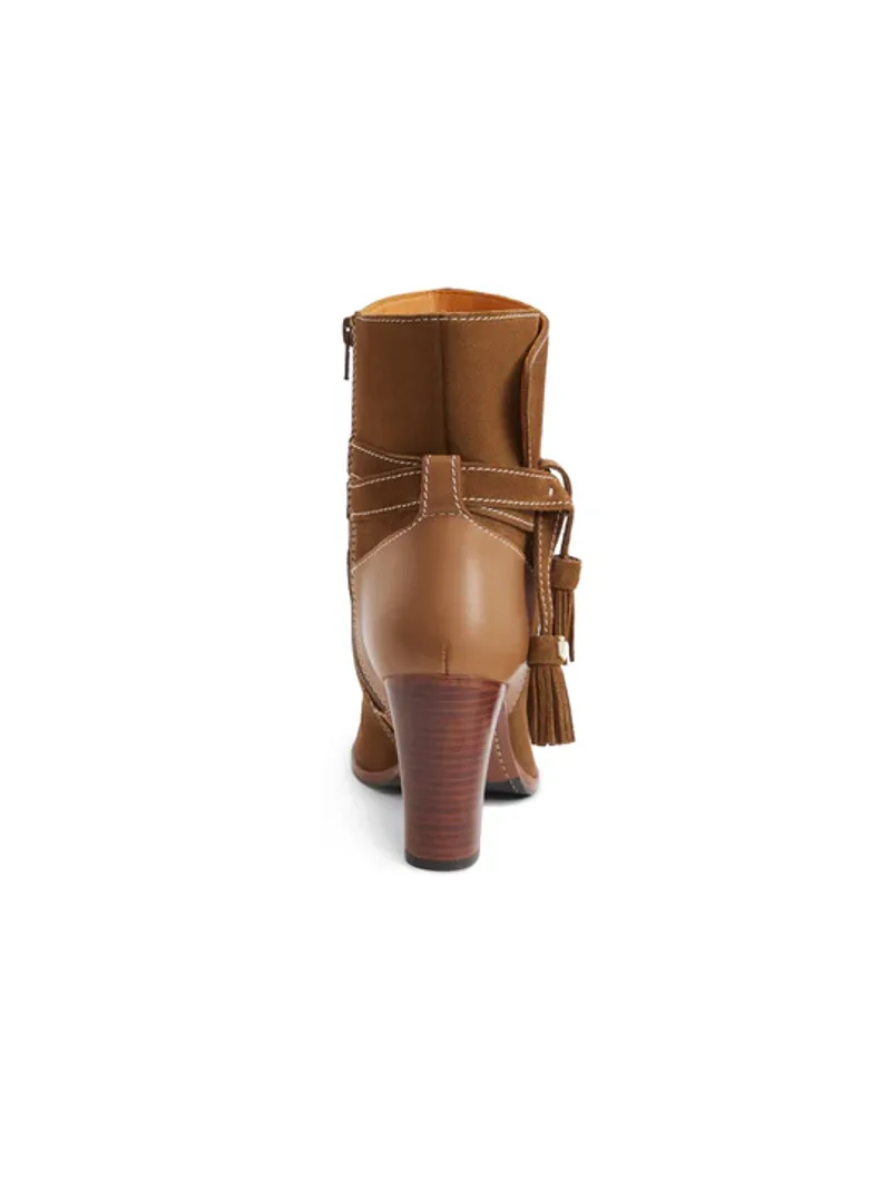 Fairfax and Favor Dorset Ankle Boot Tan Suede-2