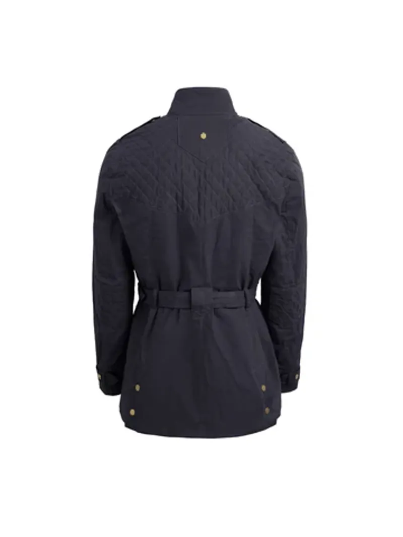 Fairfax and Favor Ivy Quilted Wax Jacket Navy-3