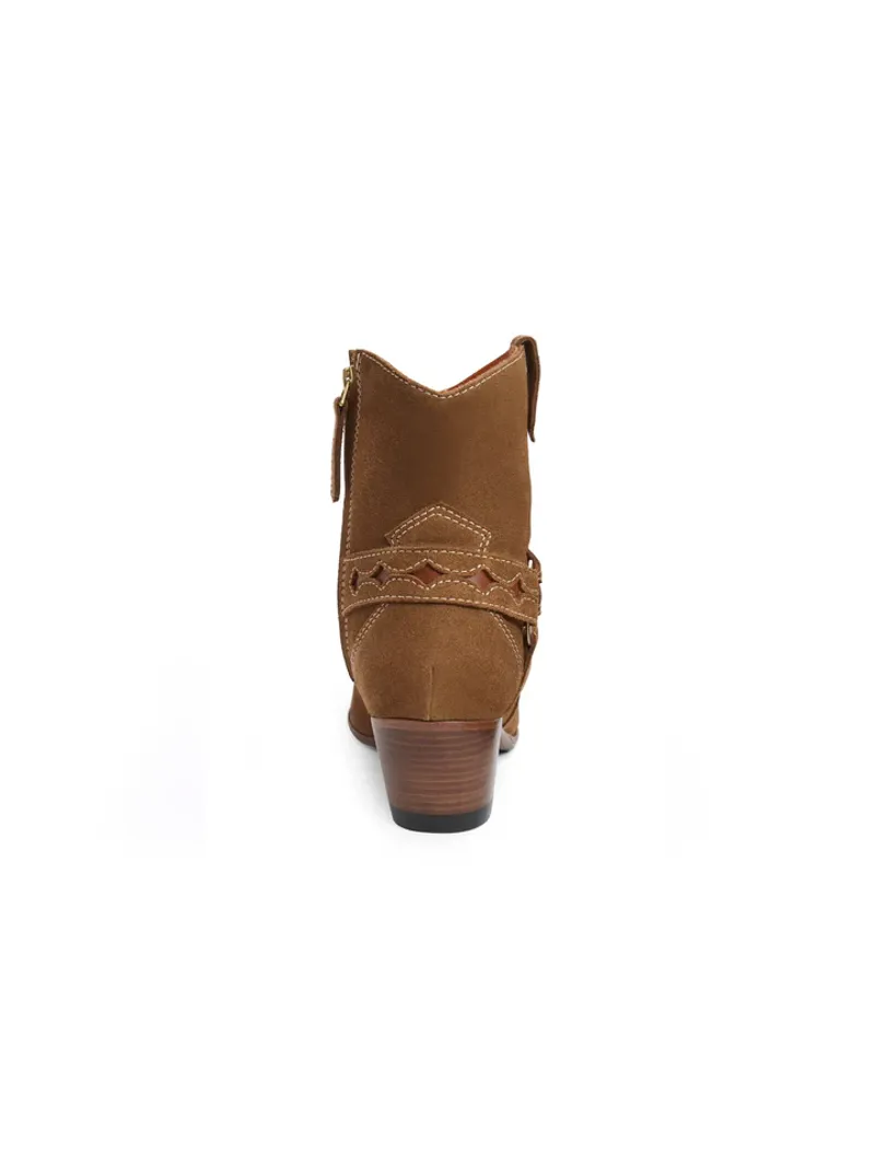 Fairfax and Favor Ohio Ankle Boot Tan Suede-2