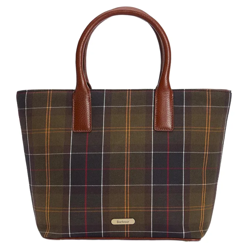 Barbour Birch Tartan Tote Bag in Classic Tartan
