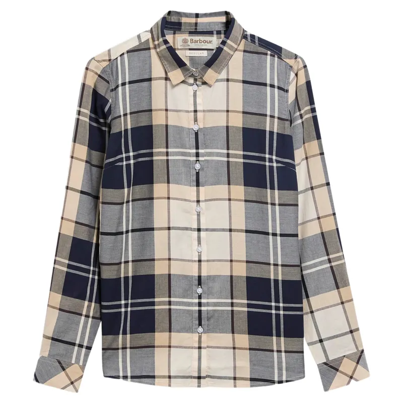 Barbour Bredon Check Long-Sleeved Shirt in Lt Birchwood Tartan