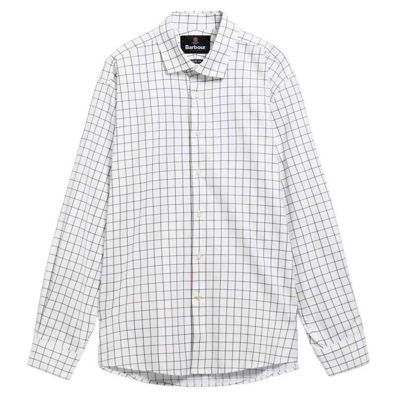 Barbour Hanstead Country Active Regular Long-Sleeved Shirt Mid Olive