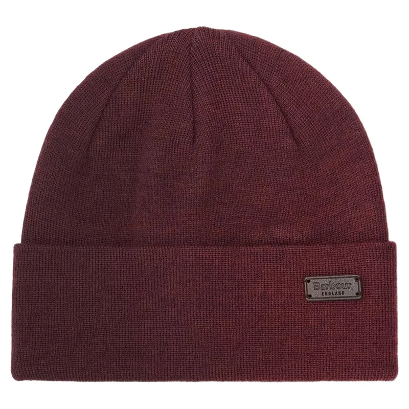 Barbour Healey Beanie Hat Bordeaux