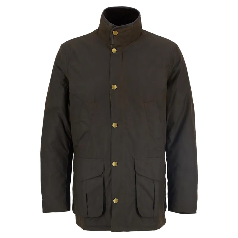 Barbour Hereford Waxed Jacket Olive