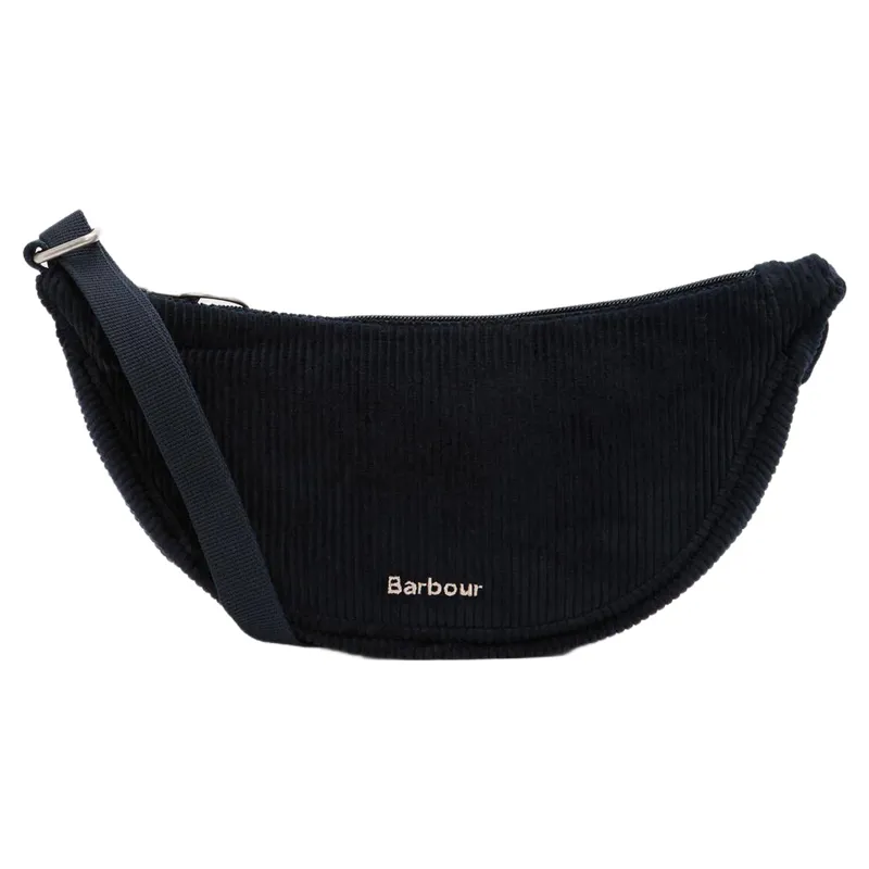 Barbour Mini Mia Cord Sling Bag in Dark Navy