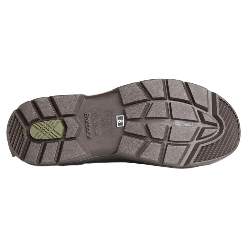 Barbour Ridge Ankle Welly in Dark Brown-4