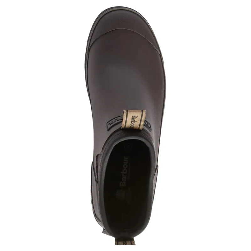 Barbour Ridge Ankle Welly in Dark Brown-3