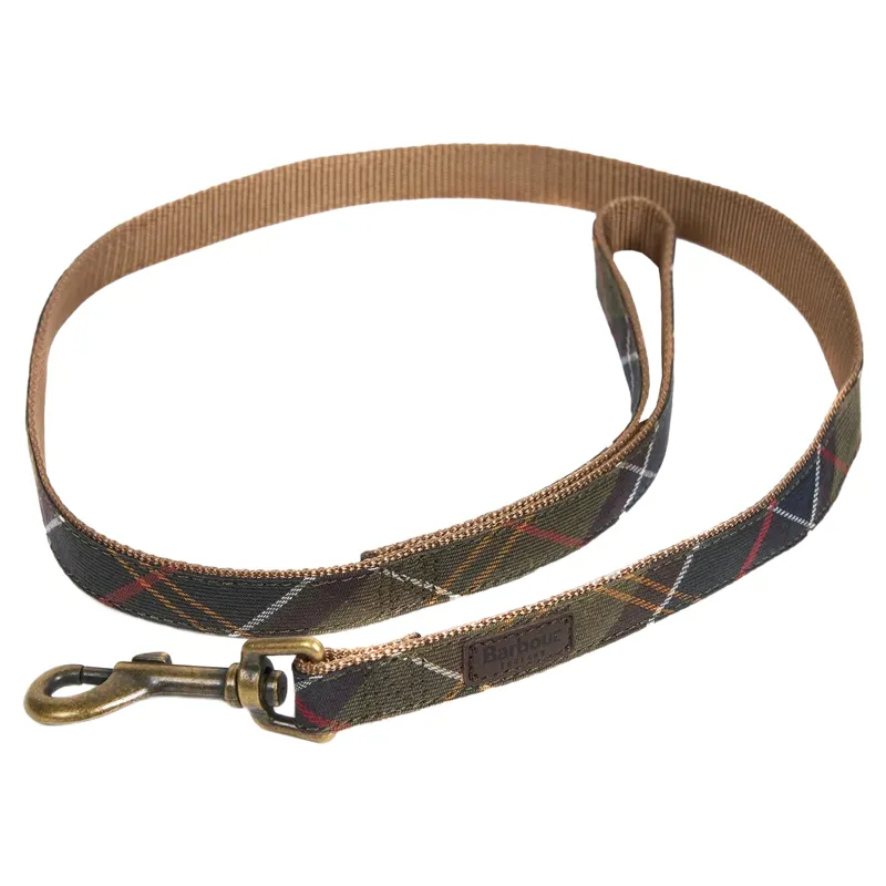 Barbour Tartan/Webbing Dog Lead in Classic Tartan