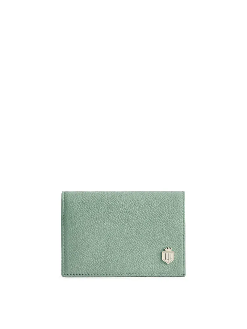 Fairfax and Favor Ashwell Purse Mint Leather-1