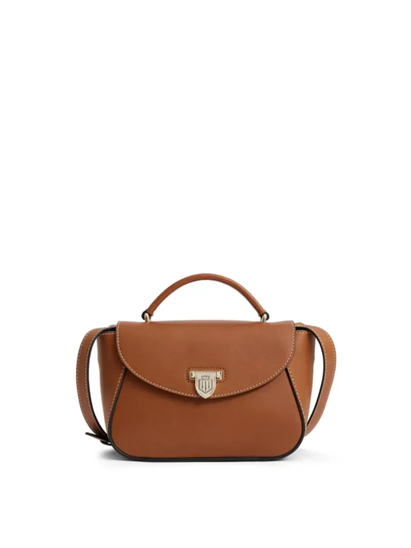 Fairfax and Favor Mini Blenheim Handbag Tan Leather-4
