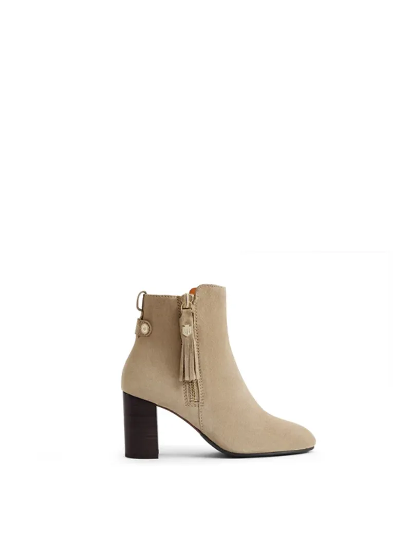 Fairfax and Favor Oakham Ankle Boot Caramel Suede-4