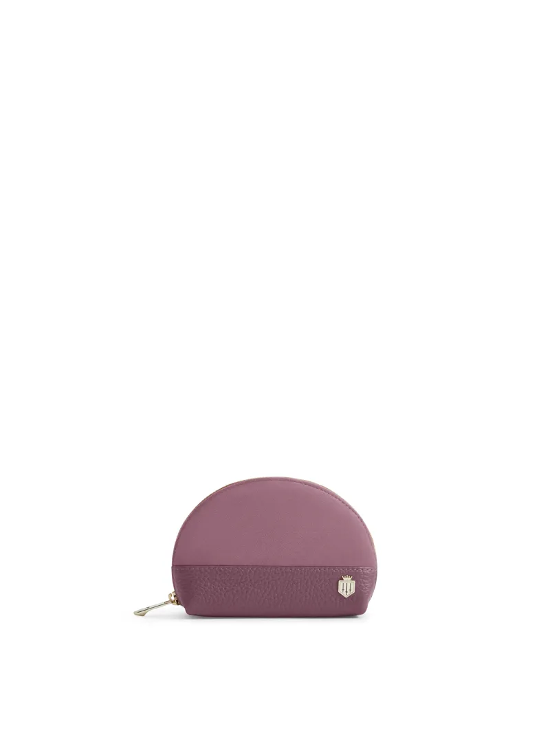 Fairfax and Favor Chiltern Coin Purse Heather Suede-1