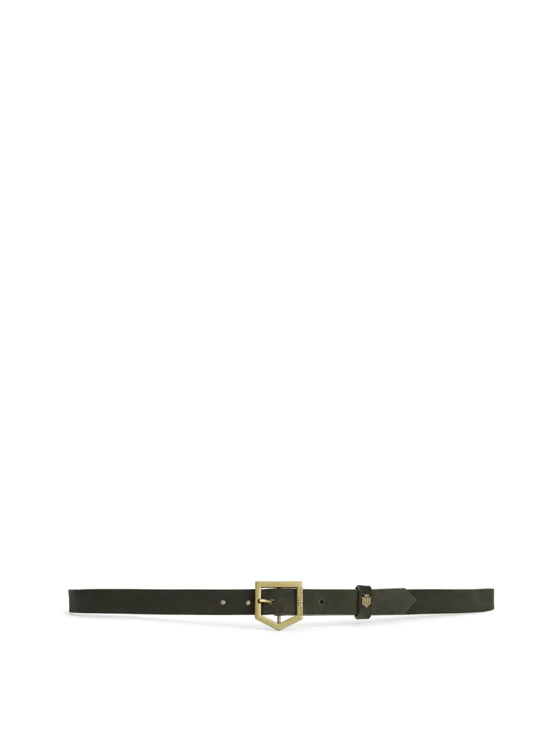 Fairfax and Favor Sennowe Belt Moss Green Suede-3