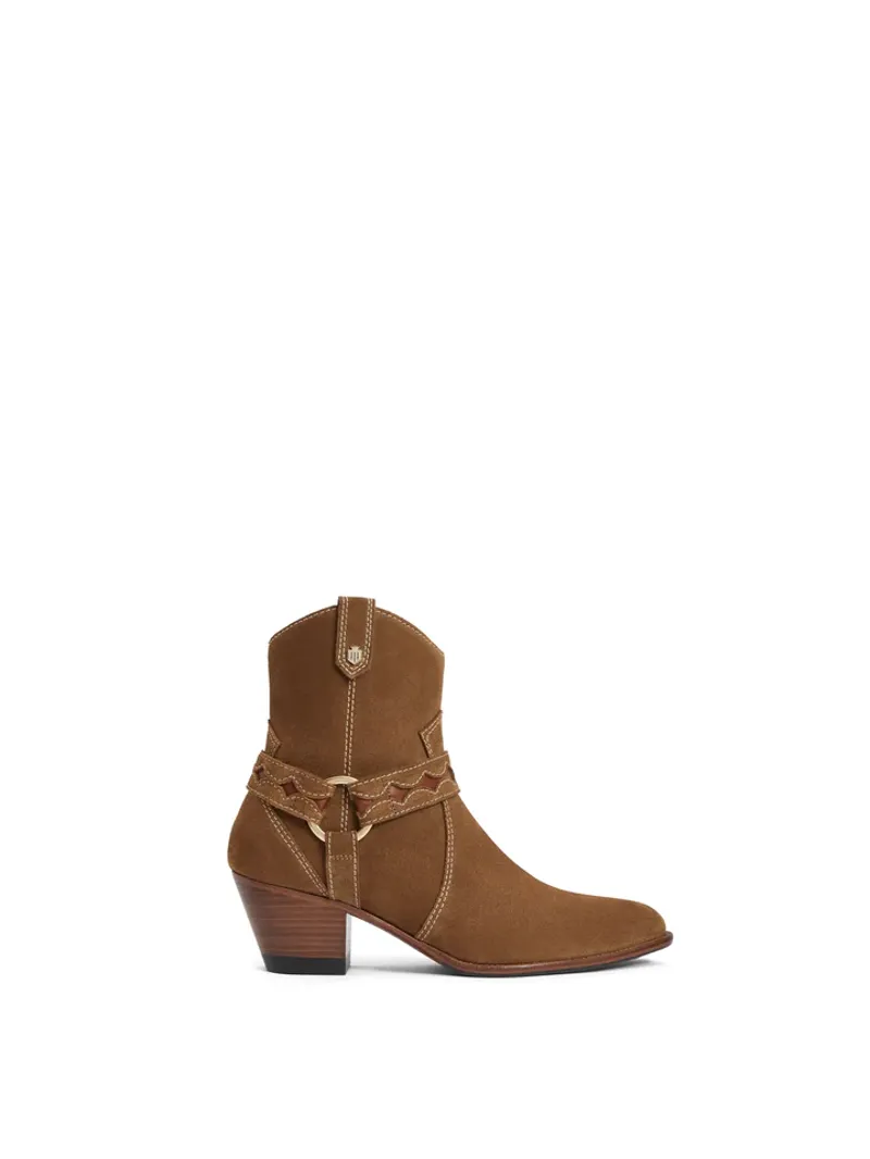 Fairfax and Favor Ohio Ankle Boot Tan Suede-3