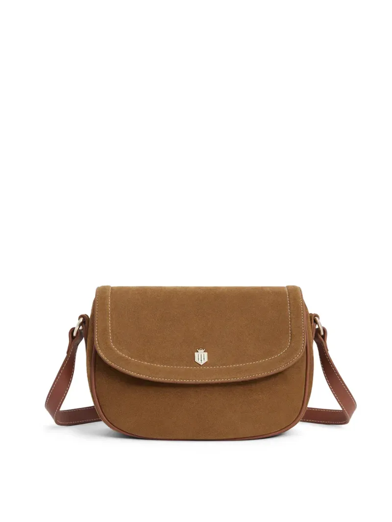 Fairfax and Favor Ohio Handbag Tan Suede-3